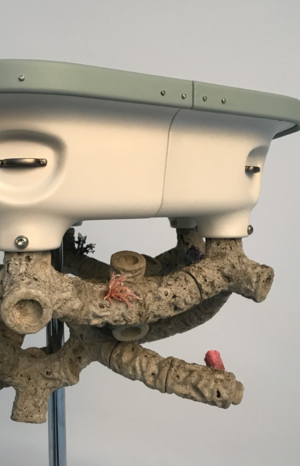 An atoll of cement and plastic