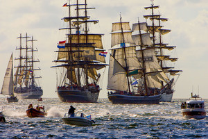 Parade of sailing giants