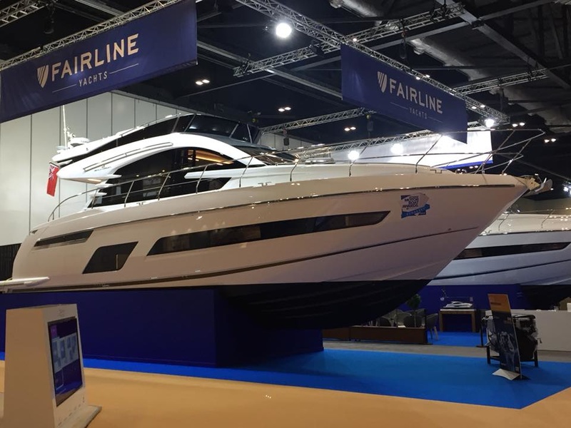 Стенд Fairline на London Boat Show 2018