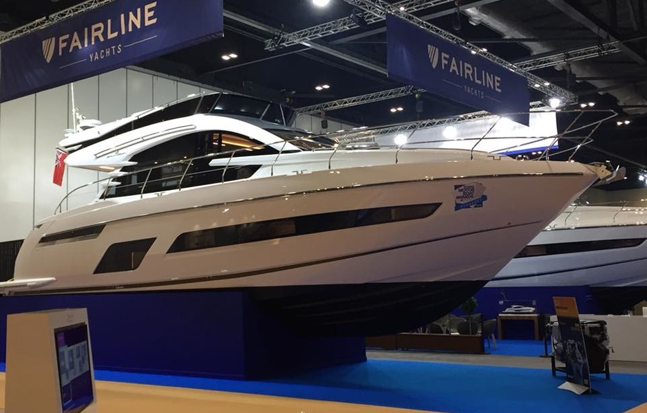 Стенд Fairline на London Boat Show 2018