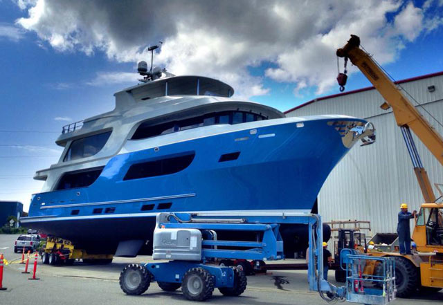 The expedition yacht was under construction for two and a half years. Its value is estimated at $10 million.