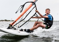 «This picture was taken during the preparatory days before FanagoriaCup 2014. The young windsurfers were training, they were sincere and not worried about the competition. The photos of the athletes were taken in shallow water. Their tangible efforts, a very strong wind and the choice of a non-standard point for shooting allowed us to get this emotional shot», - says the author of the photo.