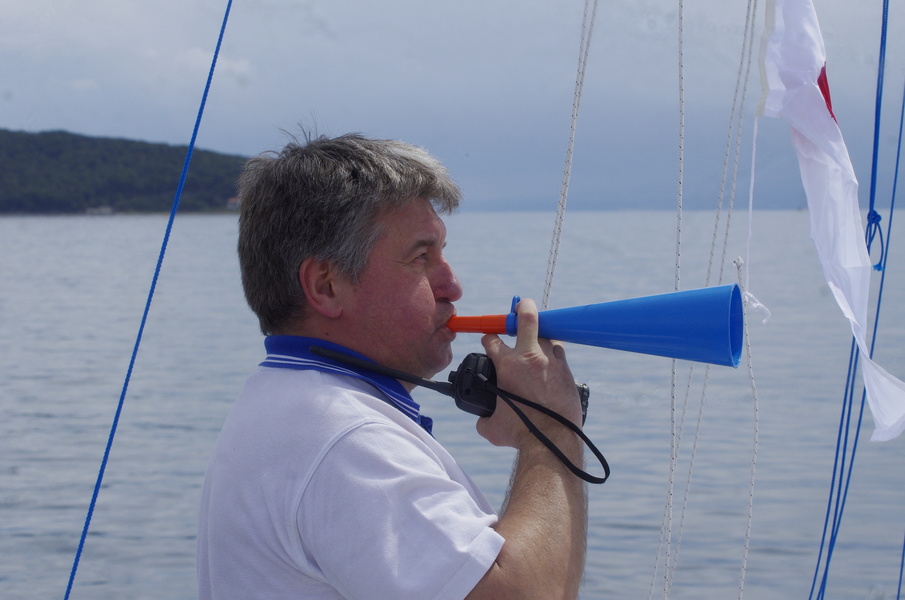 Chief judge of the regatta Andrey Maslov