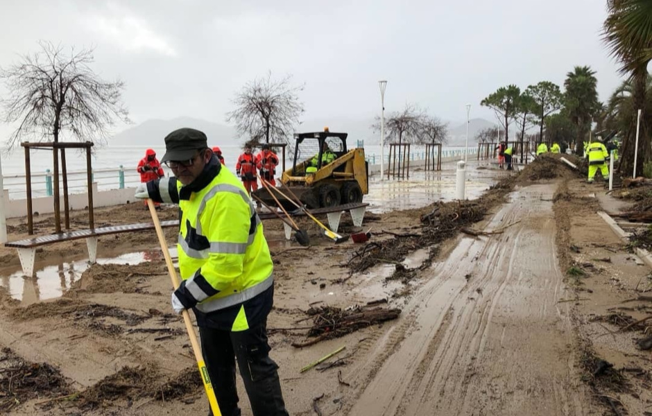 The aftermath of the Cannes flood. Photo: Cannes City Hall in Instagram, @villecannes.