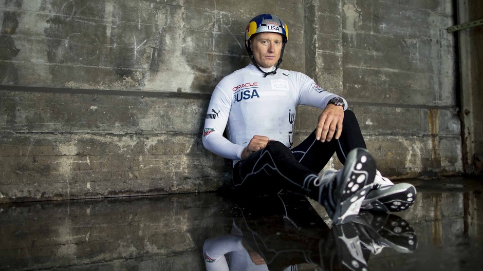 Jimmy Spithill looks sad. We understand. 