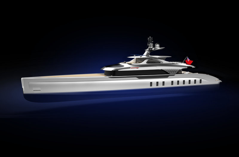 Дизайн экстерьера 51-метровой яхты Feadship Strato