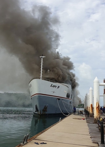 Lady D arrived in Thailand from the Malaysian island of Langkawi. And she did it literally days before the unfortunate fire...