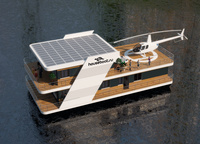 Heliboat 209, a Russian-made water house with a heliport. 