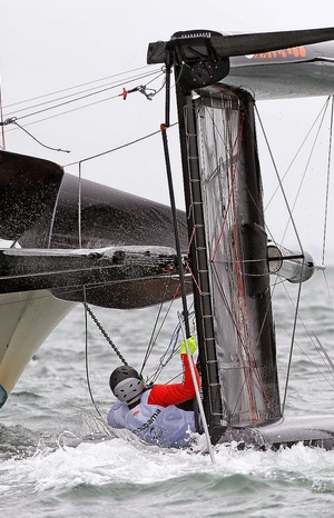 Instantly, into the sea!