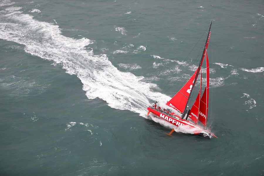 MAPFRE during a race around the Isle of Wight