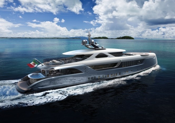 Admiral Tecnomar E Motion 52 m. Exterior Design Dobroserdov Design