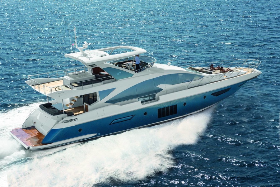 Functionality prize went to the Azimut 80 Flybridge.