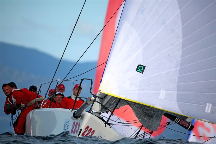 Russia's Tavatuy team at the 2018 Melges 32 World Championship. Photo: Facebook.com/Melges32