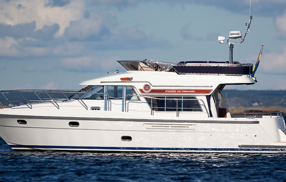 Storebro 435 Commander. Вот по такой, например, лодке могут теперь купить себе семеро сотрудников Storebro.