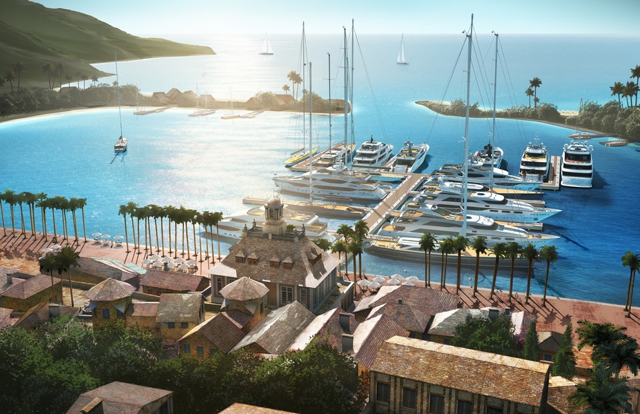 By 2015, the harbour will be ready to receive 300 yachts, 60 of which are the largest.