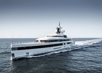 Designed by Michael Leach, the Lady S features a sleek and elegant profile, an abundance of glass and steel bulwarks. Despite its large size, it is not without organism.