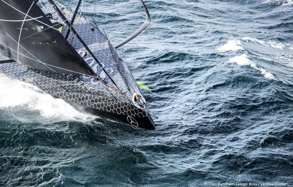 IMOCA 60 Hugo Boss в ходе Vendee Globe
