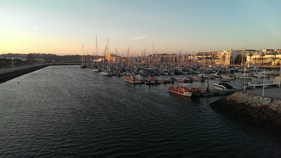 Marina in Lagos, Portugal