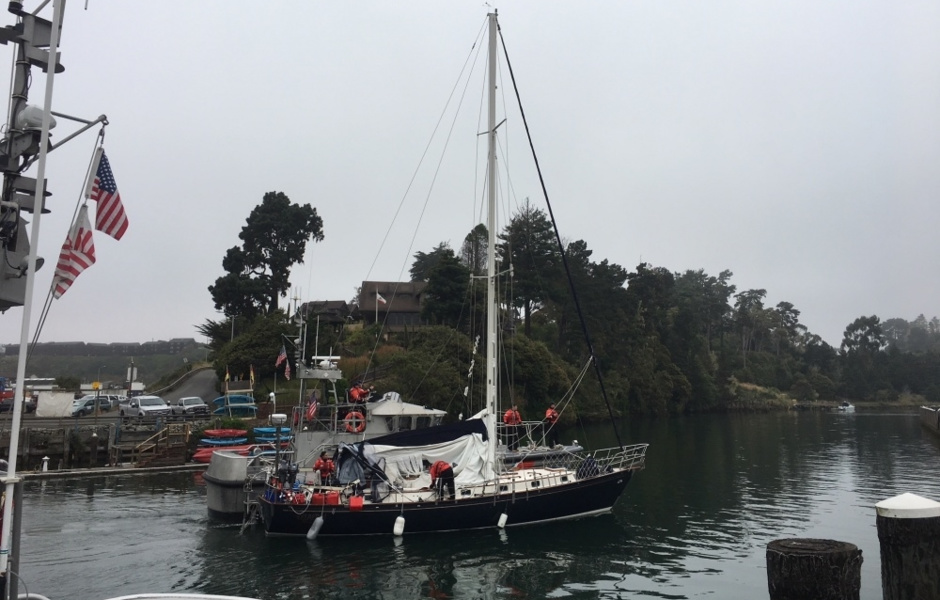 Kelaerin is still well-preserved after a stray wave and a month's sailing without a crew.