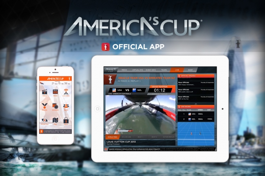 «America»'s Cup mobile app is recognized as one of the best