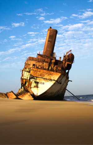 The world's largest ship graveyard