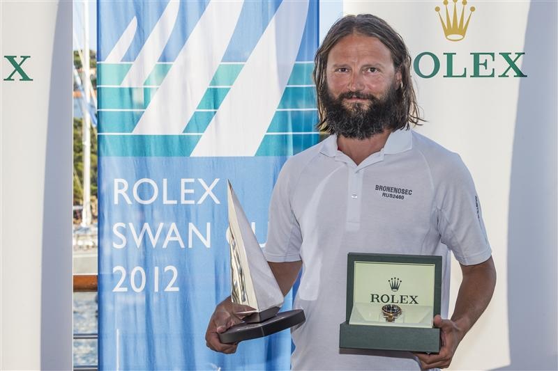 Vladimir Lubomirov - Skipper of Swan 60 Bronenosec, Commander of St». Petersburg Yacht «Club and holder of the Yachtsman of the Year 2012 title«.»