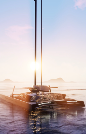 Fastest cruising hydrofoil catamaran