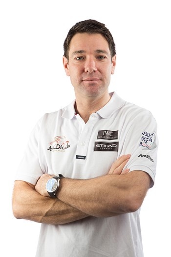 Simon Fisher, navigator. Participated in three VORs, as well as in two «America»'s Cup campaigns . A cycling enthusiast.