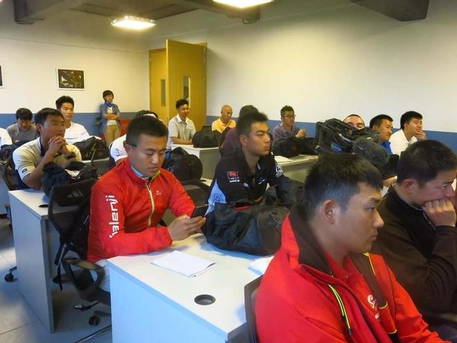Instruction of candidates for Dongfeng Race Team 