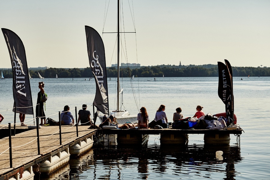 Place of SV20 Cup match races - base "Wind Forces" in Berezy Park, Strogino.