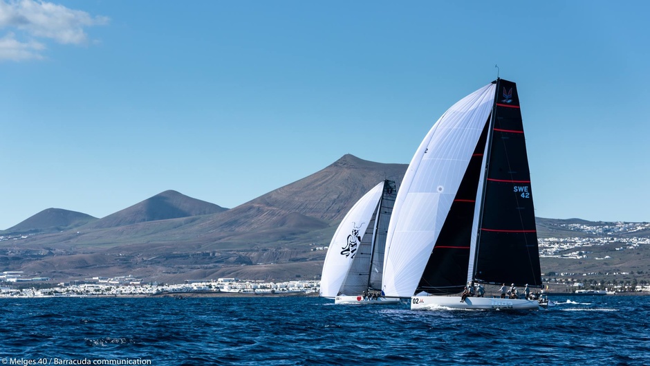 Melges 40 Grand Prix in Lanzarote, 2018. Photo: Barracuda Communication