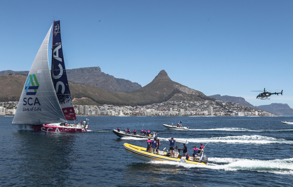 Team SCA финиширует в Кейптауне