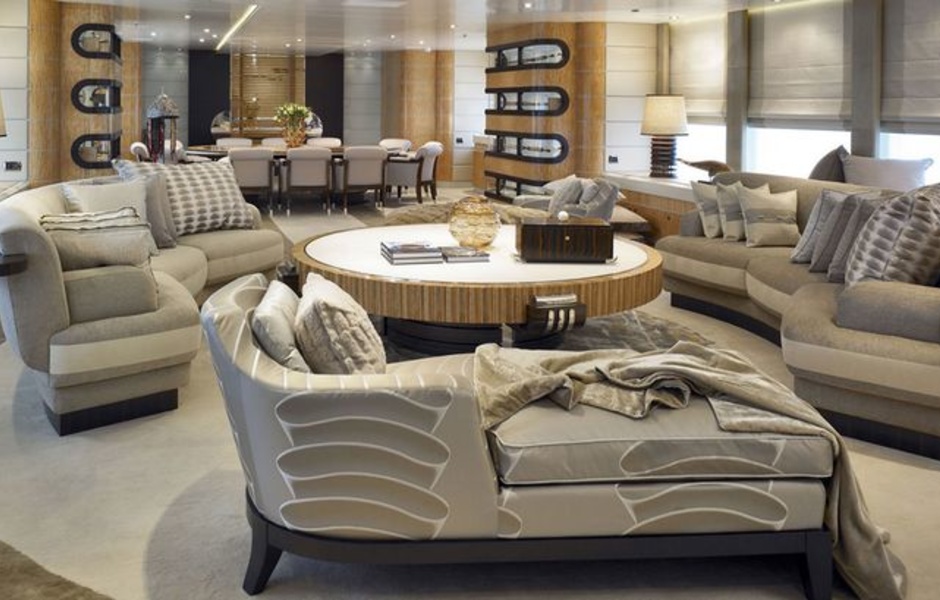 Feadship Predator, интерьеры Bannenberg&Rowell