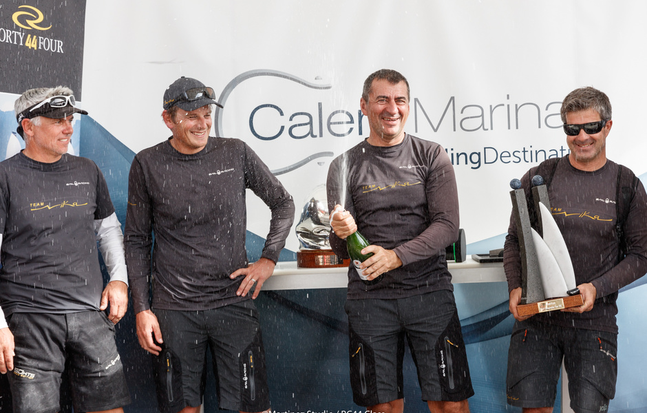 "Ника" празднует серебро RC44 Championship Tour