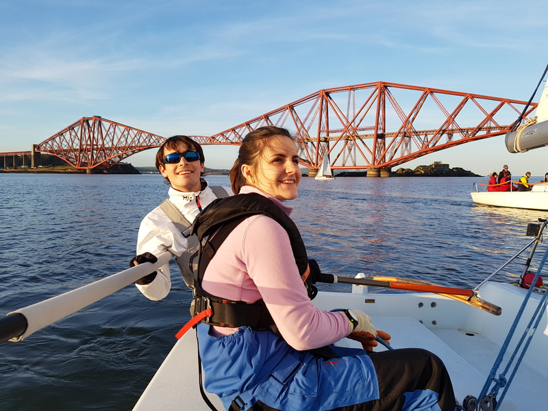 French, British and Russian aboard a club yacht in Scotland...