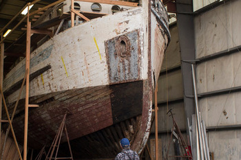 A love that borders on madness: the story of Steinbeck's boat resurrection&laquo;.&raquo;