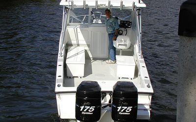 Dusky 252 Cuddy Side Steering