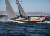 A member of the 96-foot Southern Wind (SW96) range of racing cruisers from South Africa, the 31.4-meter Seatius beckons with even one look. You are even more fascinated by it when you get inside. This is understandable: it is no coincidence that the Boat International Design and Innovation Awards - 2019 jury named the Seatius interiors the most beautiful in the sailing boat category. Eight guests will be very cozy here. The hull is a carbon-epoxy sandwich, and the power comes from a Steyr SE236E40 diesel engine. Separate mention should be made of the two rudder pens, and the lifting keel at the same time.