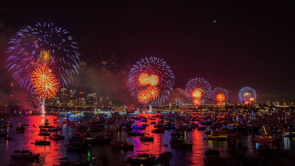 Новогодние фейерверки в Сиднее. Фото:  Jeff Turner on Flickr