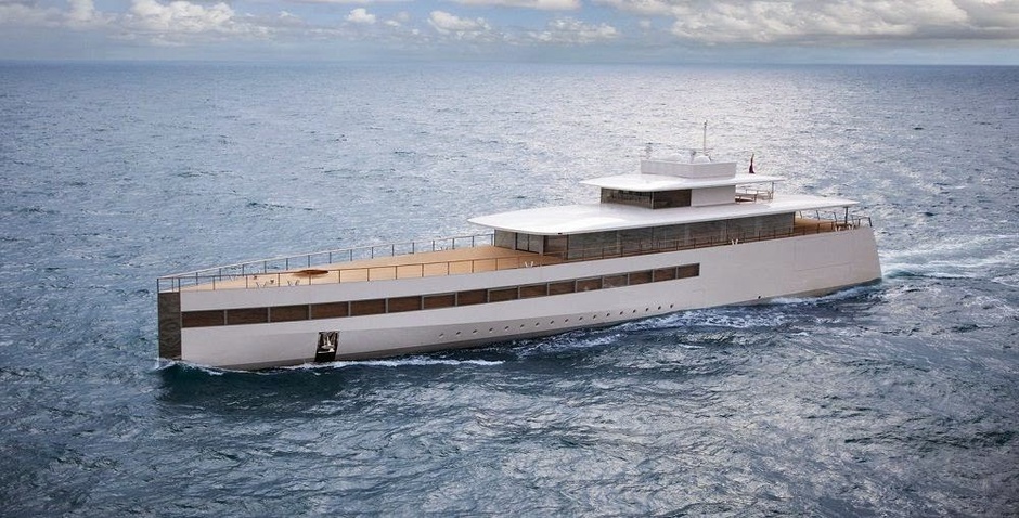 The Venus yacht was designed by Steve Jobs in collaboration with designer Philip Stark.