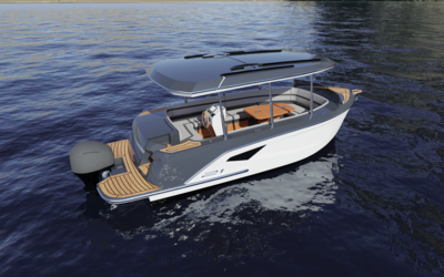 Alfastreet Marine 21 Open Outboard