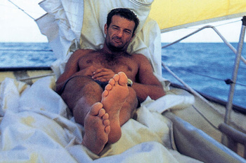 People and boats: Eric Tabarley and Rep Duick.