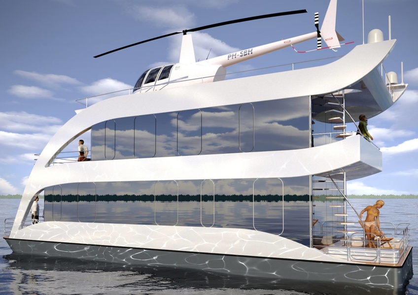 Fisher 155, самый дешевый хаусбот houseboat.ru