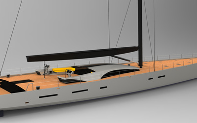 JFA Yachts 130′ Cruiser racer