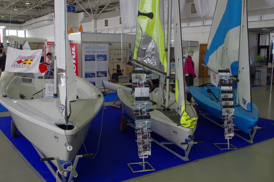 RS Dinghies at the Fordewind Regatta booth