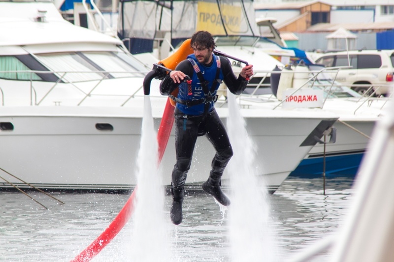 It's like a boat show without a flyboard...
