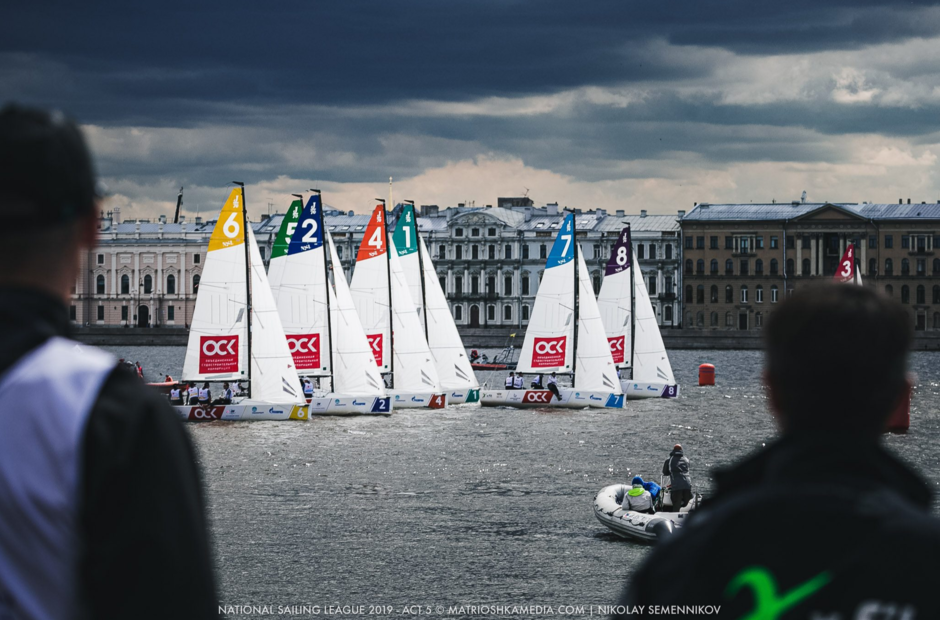 Sail and a little nervous. Report from stage V of the National Sailing League.
