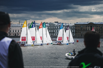 Sail and a little nervous. Report from stage V of the National Sailing League.