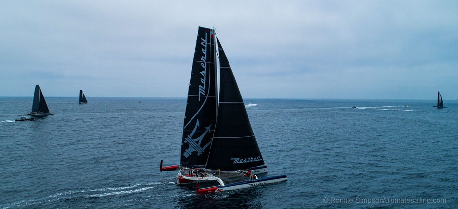 Maserati at the start of Transpac - 2019