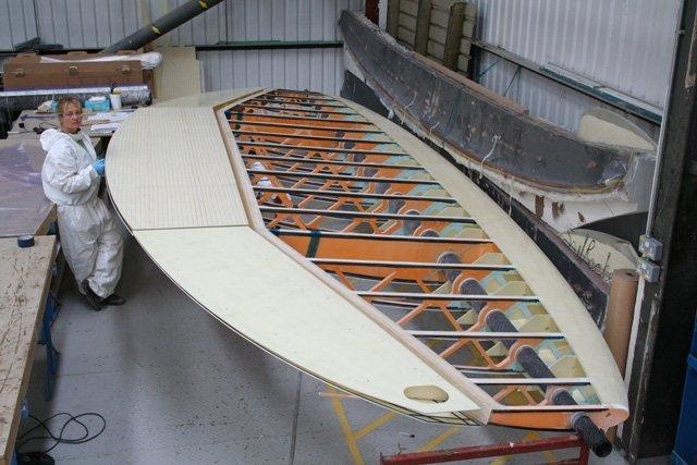 Создание паруса для рекордной лодки